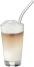 WMF Baric Glasstrohhalme Set gebogen im Latte Macchiato Glas