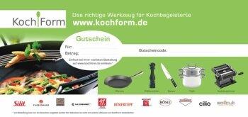 Der KochForm Gutschein - das ideale Geschenk für Kurzentschlossene