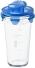 Glasslock Thermo Shaker 450 ml Glasbecher mit blauem Deckel