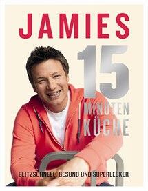 DK Verlag Jamie Oliver 15-Minuten-Küche Buchcover mit Autor Jamie Oliver