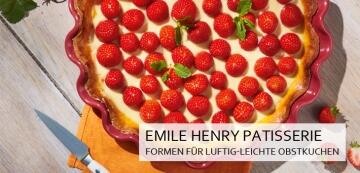 Emile Henry Kuchen- & Backformen: Für sanft und gleichmässig durchgebacke Obstkuchen