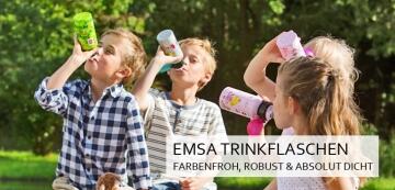 Emsa Trinkflaschen - Farbenfroh, robust und absolut dicht