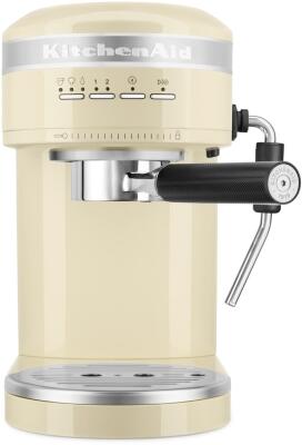 KitchenAid Halbautomatische Espressomaschine ARTISAN in creme