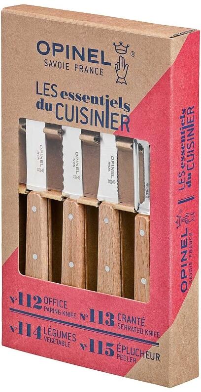 Opinel Küchenmesser-Set, 4-teilig