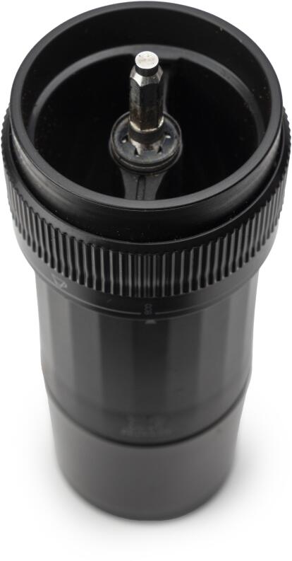 Peugeot Presto manuelle Kaffeemühle Mahlwerk Detail schwarz