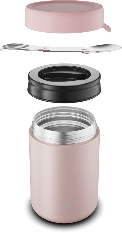 alfi Isolier-Speisegefäß Iso Food Mug in pastel rose mat, 0,35l