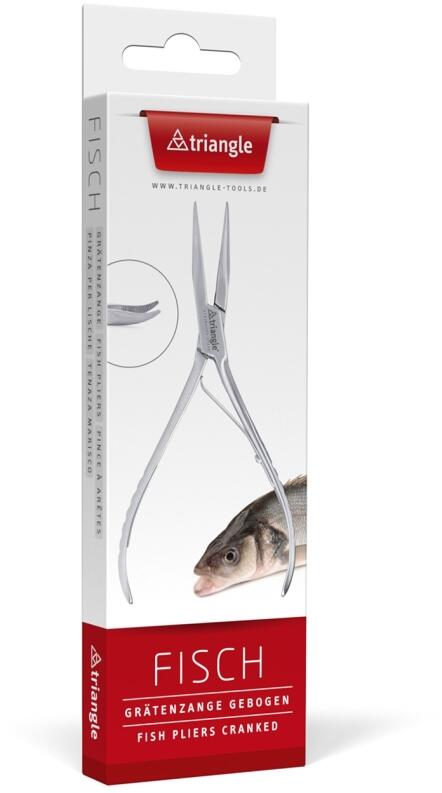 triangle Grätenzange rostfrei, aufgebogen