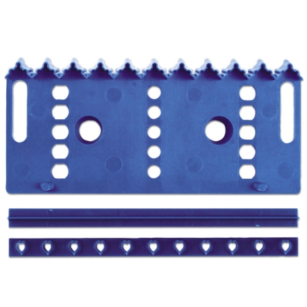 Städter Kunststoff-Ausstecher-Form Bordüre 14,5 cm Blau Set, 3-teilig