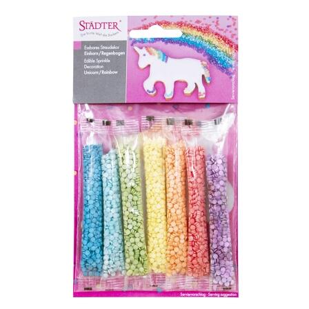 Städter Backzutat Einhorn / Regenbogen Bunt 7 Sticks 28 g