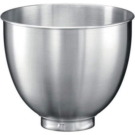 KitchenAid Edelstahlschüssel für Mini gebürstet, ohne Griff, 3,3 L