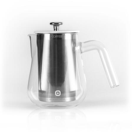 Carl Henkel Kaffeekanne X-TRACT-BREW ARCA, clear handle