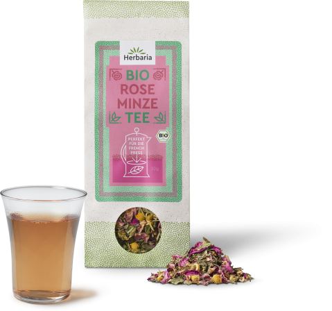 Herbaria Teemischung Rose-Minze 20g bio, lose