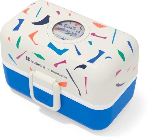 Monbento MB Tresor Bento-Box in Catimini blau Terrazzo