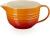 Le Creuset Rührschüssel mit Henkel ofenrot Keramikmixschüssel