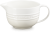 Le Creuset Rührschüssel mit Henkel meringue Keramik weiß
