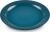 Le Creuset Speiseteller deep teal Keramik Teller rund