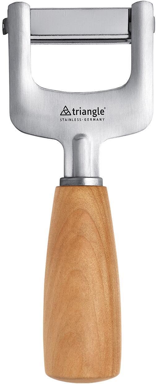 Cucchiaio Per Frutta E Verdura Triangle Soul, Legno Ciliegio E Acciaio Inox, Solingen, 16,5 Cm - 5