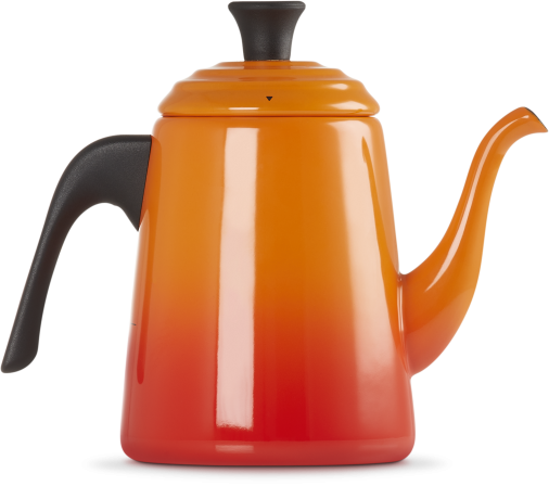 Le Creuset Wasserkessel Drip in ofenrot