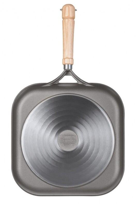 Berndes Grillpfanne Bonanza Induction mit Holzgriff quadratisch