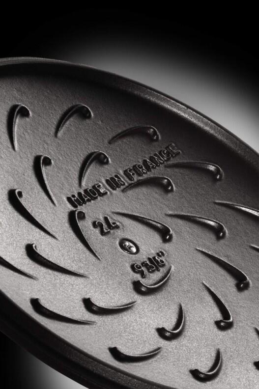 Staub Bräter Chistera Drop-Structure Deckel innen 24 cm kirschrot