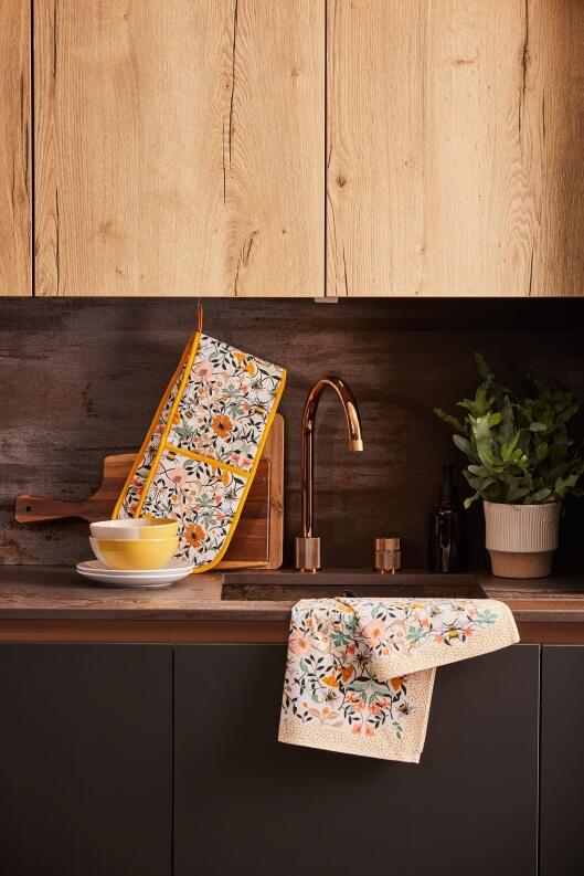 Ulster Weavers Geschirrtuch Baumwolle Bee Bloom mit Blumenmuster Küche