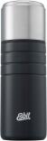 Esbit MAJORIS Edelstahl Isolierflasche mit doppelwandigem Edelstahl-Becher, 0.75L, Schwarz