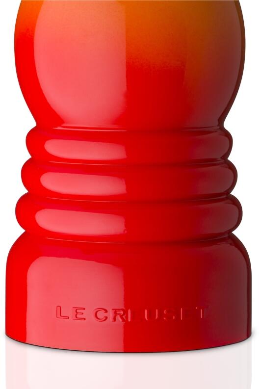 Le Creuset Pfeffermühle ofenrot rot glänzend Keramik