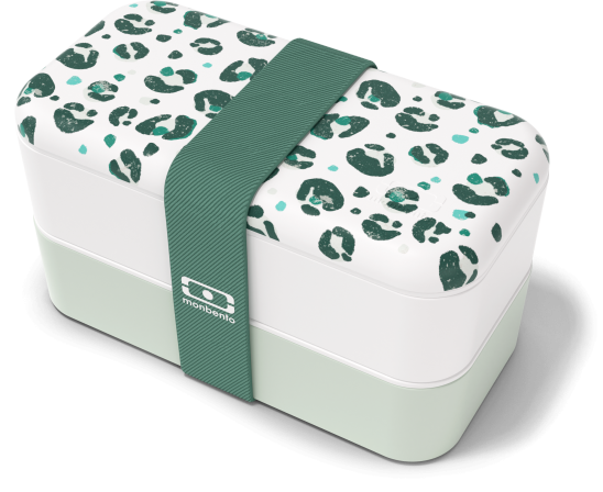 Monbento MB Original Bento-Box, green Leopard