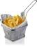 GEFU Mini-Servierkorb BBQ für Pommes Frites aus Edelstahl Mesh