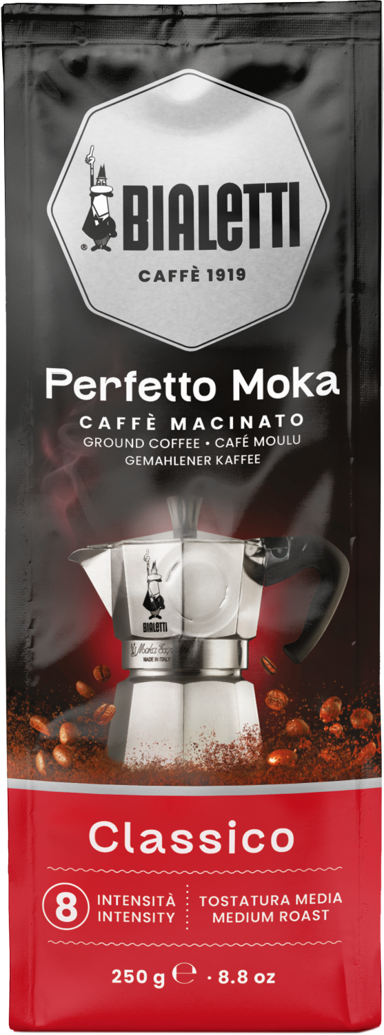 Bialetti Perfetto Moka Classico gemahlener Kaffee 250g Packung