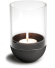 höfats GRAVITY CANDLE Windlicht schwarz mit Glaszylinder und Teelicht