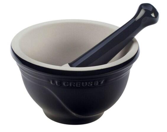 Le Creuset Mörser in schwarz