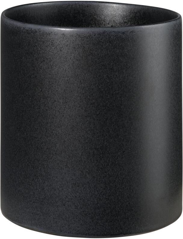 ASA Übertopf Haruko schwarz matt zylindrisch Keramik Pflanztopf