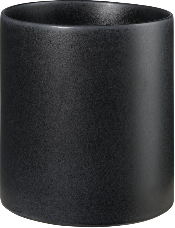 ASA Übertopf Haruko schwarz matt zylindrisch Keramik Pflanztopf