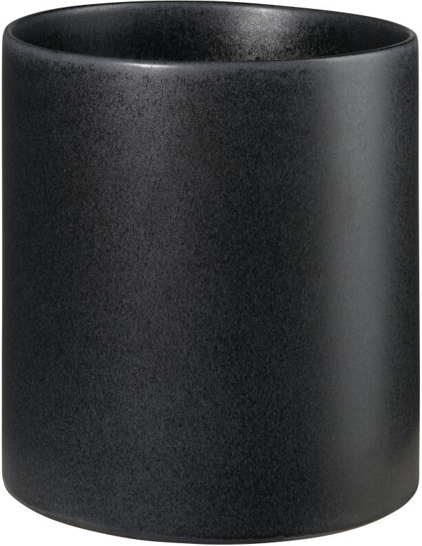 ASA Übertopf Haruko schwarz matt zylindrisch Keramik Pflanztopf
