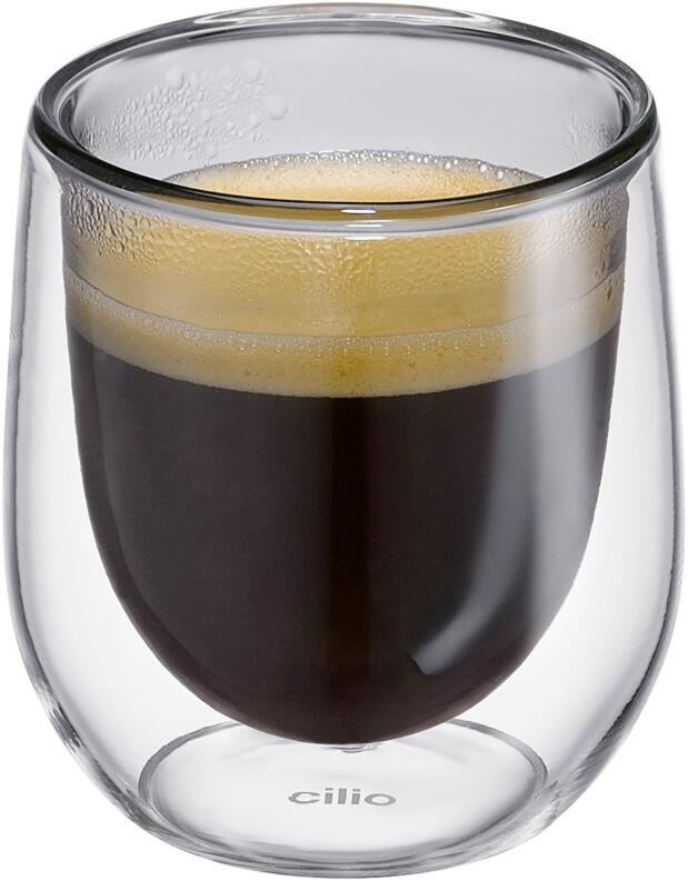 cilio Espresso-Glas VERONA, grau