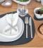 Lind DNA Tischset Curve L Hippo Black-Anthracite 4er-Set