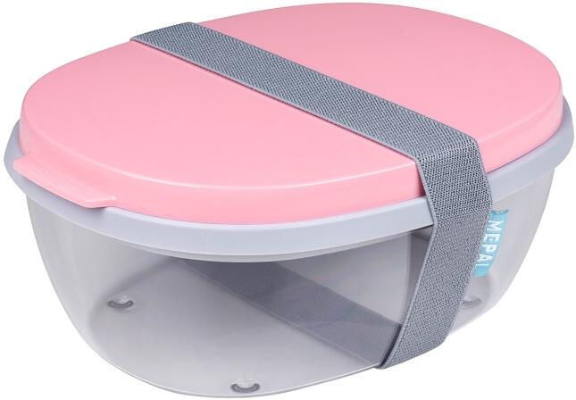 Mepal Salatbox ellipse - nordic pink