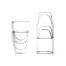 Carl Henkel Thermoglas STACK, clear