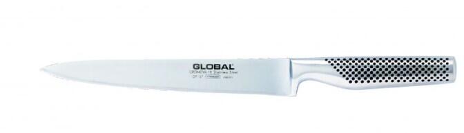 Global GF-37 Yoshikin Tranchiermesser 22 cm, geschmiedet