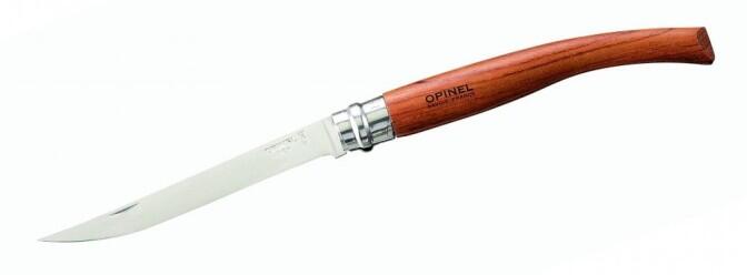 Opinel Messer Slim-Line, Größe 12, rostfrei, Padouk-Holz