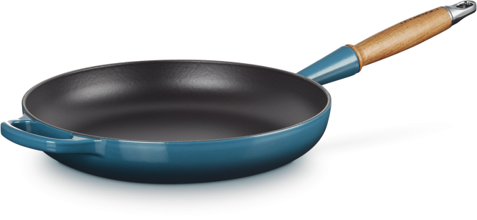 Le Creuset Bratpfanne Signature aus Gusseisen in deep teal