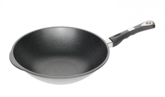 AMT Wok aus Aluguss für Induktion, 32 cm