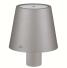 cilio LED-Flaschenlampe Luce in grau