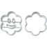 Städter Ausstechform lachende Blume 6,5 cm Set 2-teilig