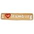 Städter Ausstechform I love Hamburg 11 cm Keksform