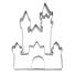 Städter Ausstechform Schloss Neuschwanstein 11 cm Keksausstecher