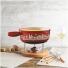 Kuhn Rikon Käsefondue Set Gusseisen rot 24cm Alpweide Induktion