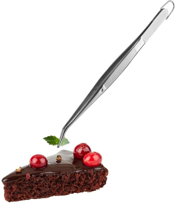 GEFU Küchenpinzette PRECISO zum Dekorieren von Kuchen und Desserts
