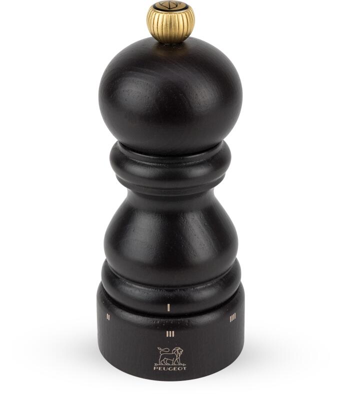 Peugeot Pfeffermühle Paris chocolat justierbarer Mahlgrad Holz schwarz